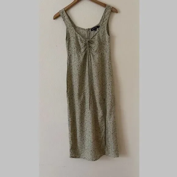 Motel Jorie Midi Dress In Parma Violet size Small - Picture 7 of 8